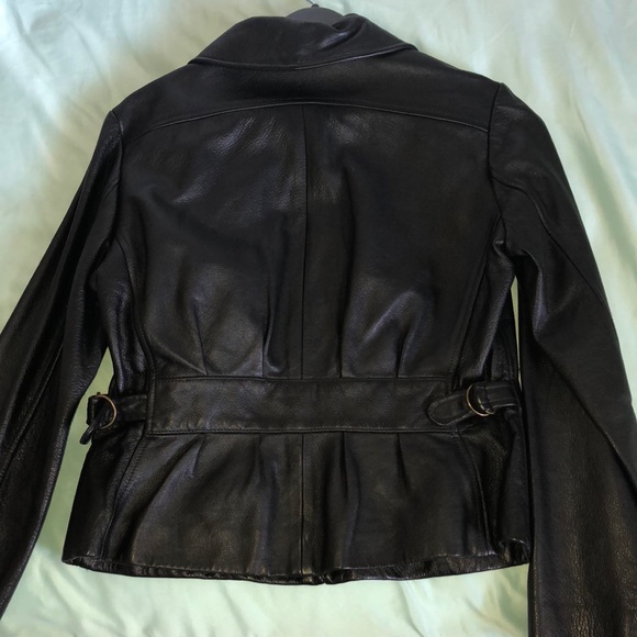 Small petite leather jacket - Picture 2 of 4